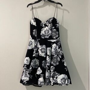 B. darlin black floral dress for girls